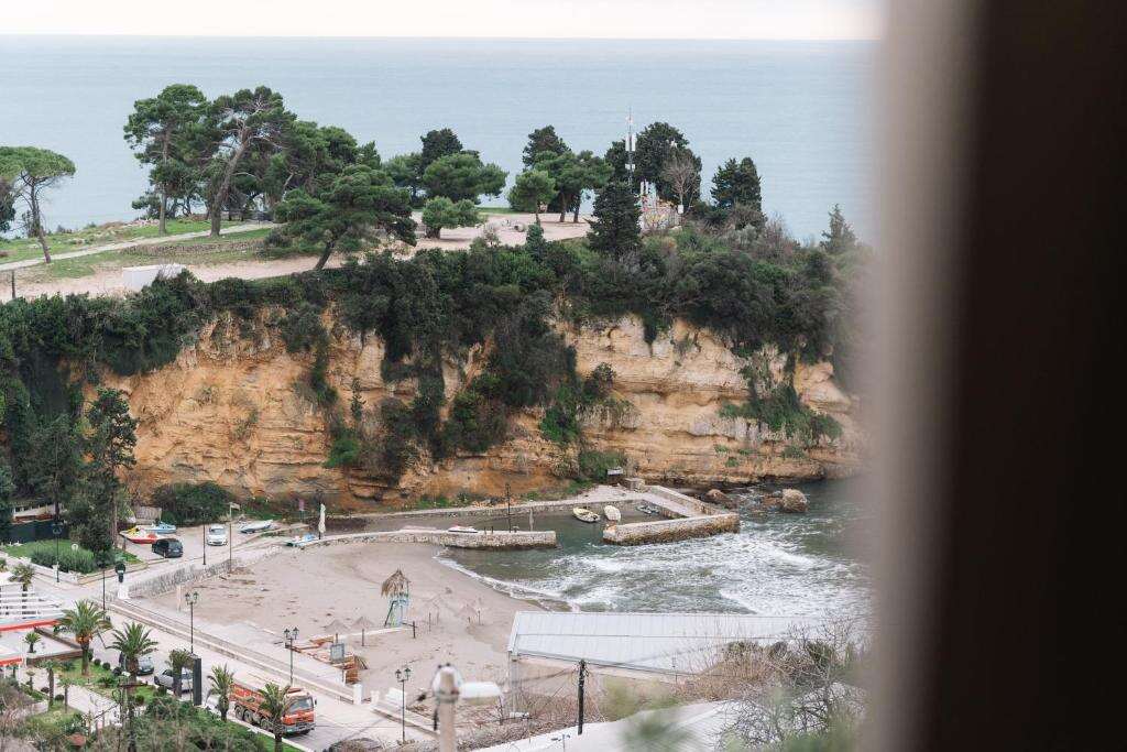 View of the Ulcinj coastline from the hotel